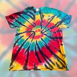 Iggie's Oasis, Bolongo Bay, St. Thomas USVI, tie dye unisex crewneck tee Medium